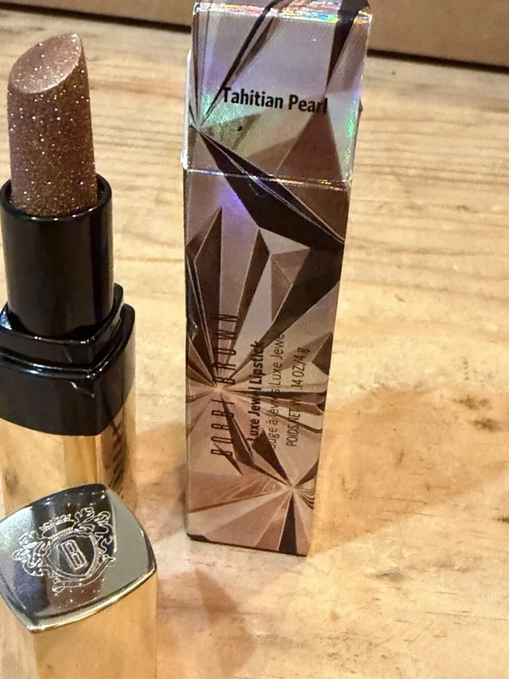 Bobbi Brown Luxe Jewel Lipstick In Tahitian Pearl Full Size Limited Edition New